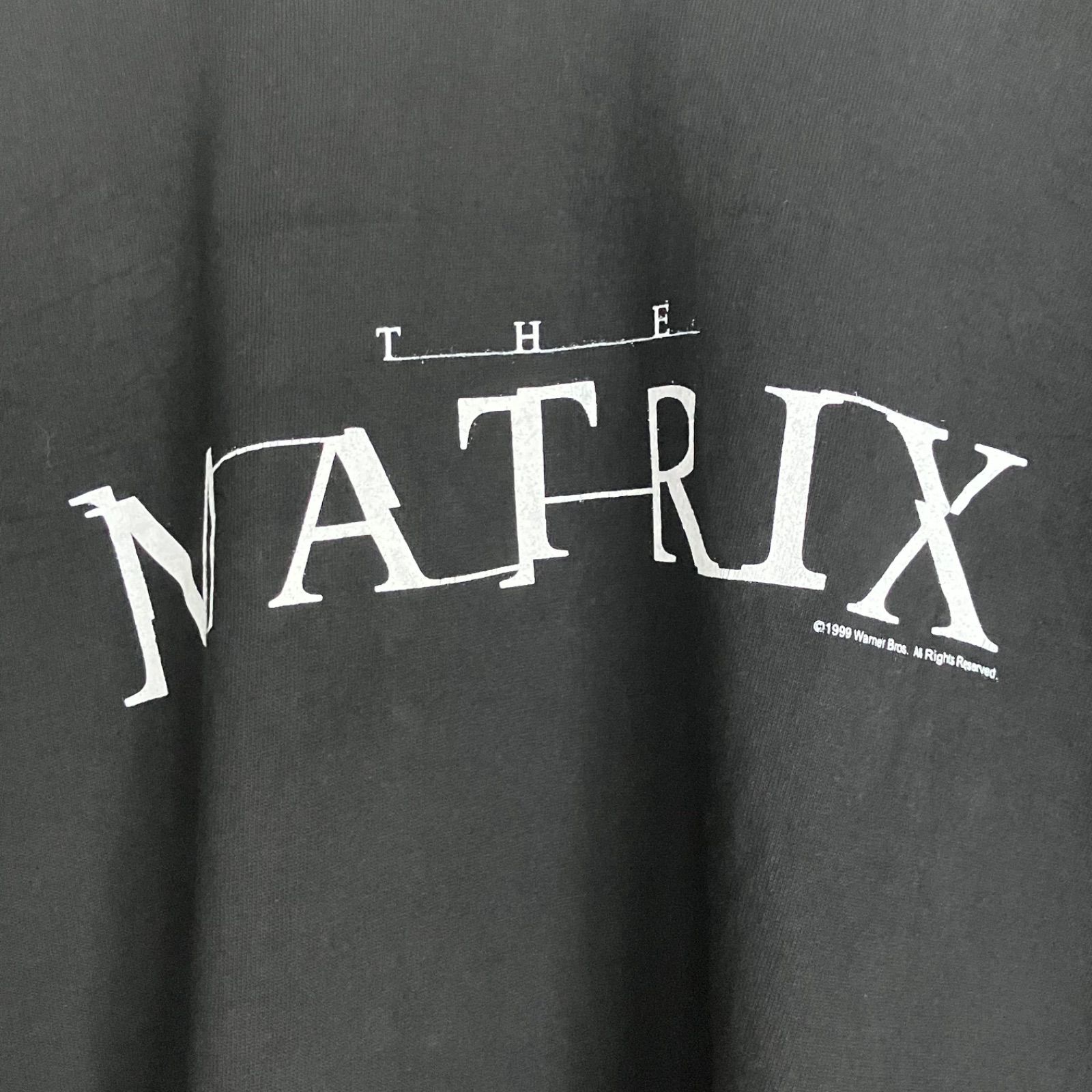 90s THE MATRIX マトリックス 1999 映画Tシャツ ムービーT Warner Bros