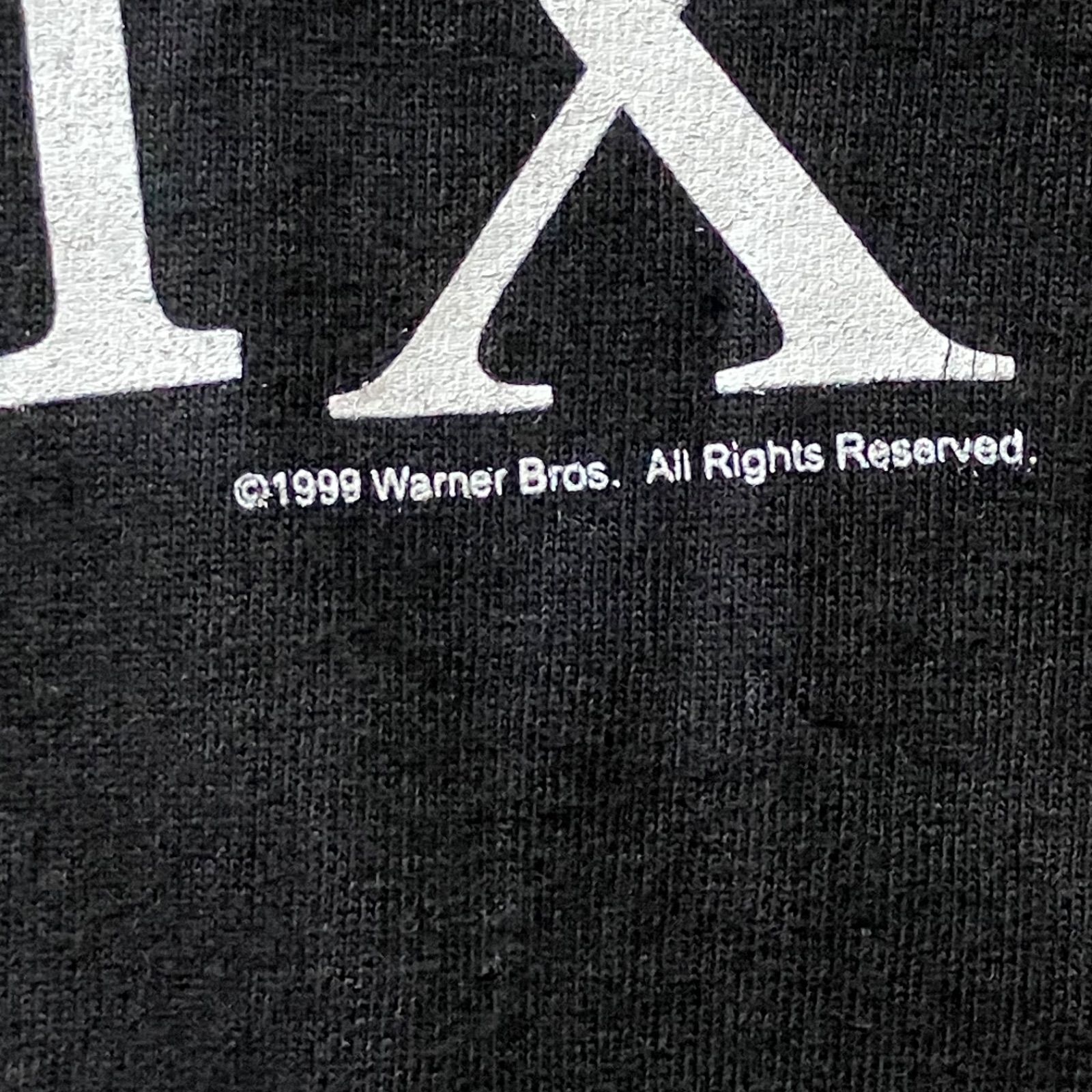 90s THE MATRIX マトリックス 1999 映画Tシャツ ムービーT Warner Bros