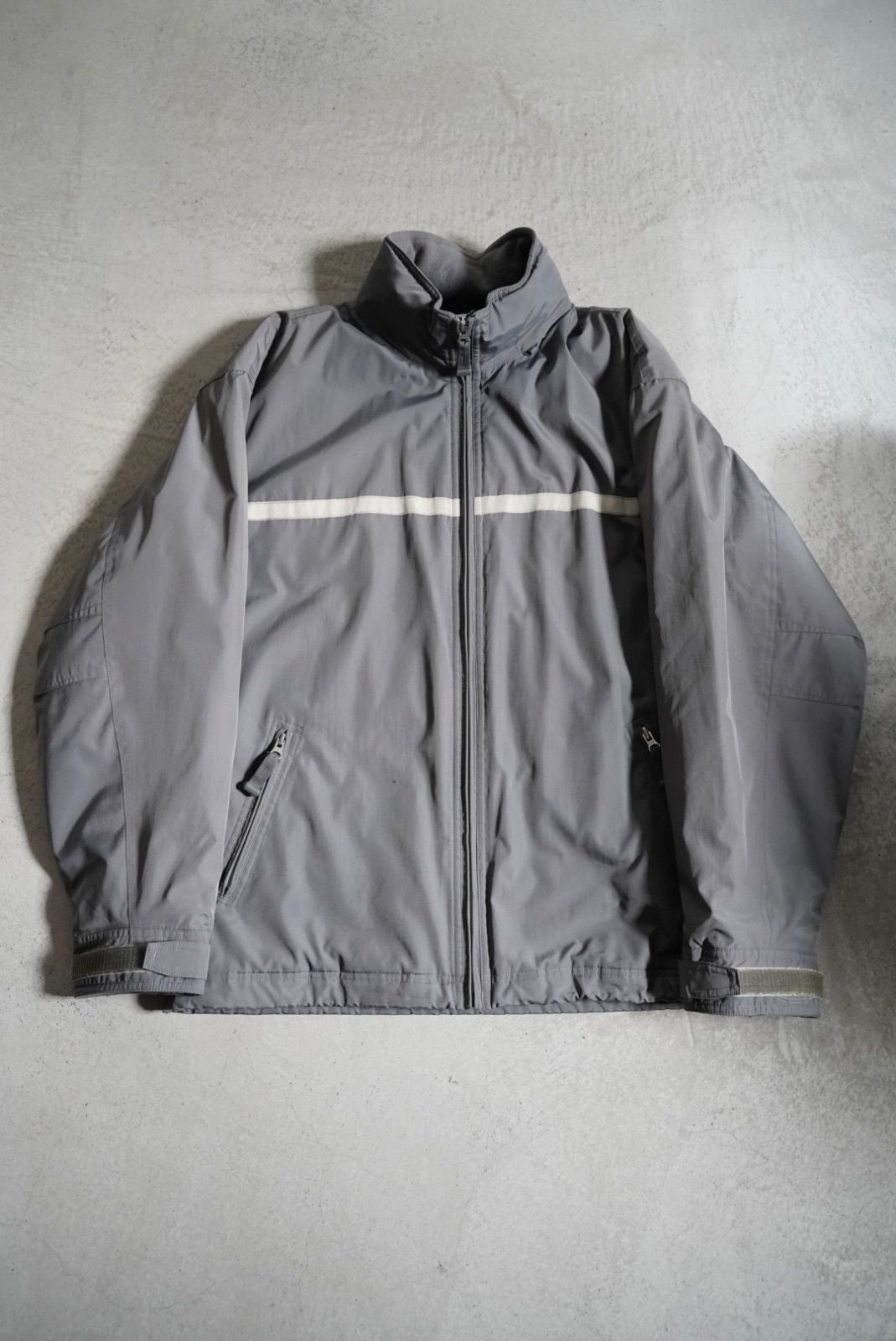 90-00s OLD GAP down jacket　ギャップ　米軍　プリマロフト　リフレクター　コットンパフ　ノームコア　ダウンジャケット　グレー　Y2K 古着　メンズ　ストリート　スケーター　中国製　アウター　ナイロン　中綿 11,858円