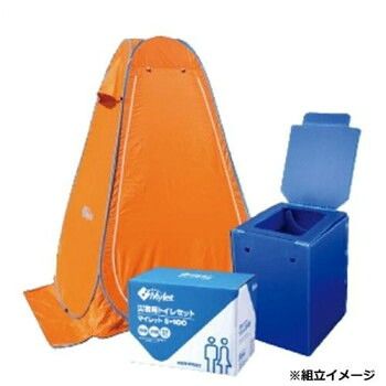 まいにち 災害用トイレテントセット RP-100X(100回分)501239