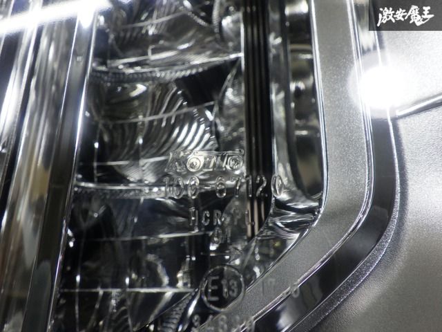 破損なし/点灯OK】三菱純正 CV1W デリカD5 後期 LED ヘッドライト