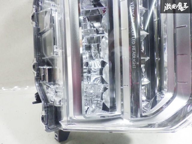 破損なし/点灯OK】三菱純正 CV1W デリカD5 後期 LED ヘッドライト