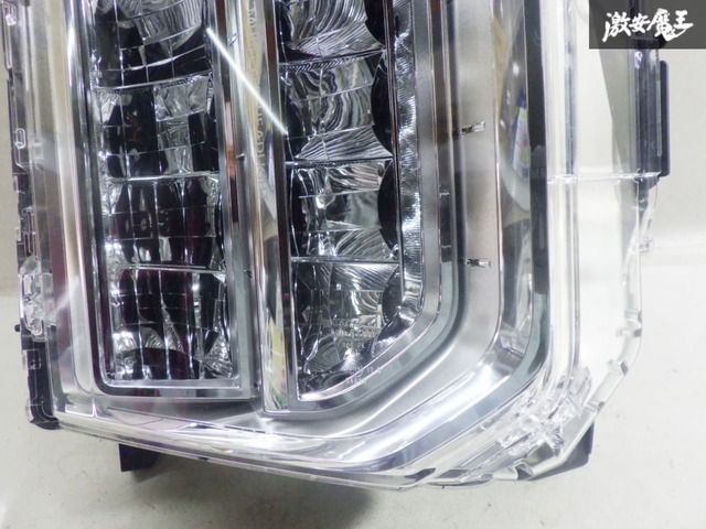 破損なし/点灯OK】三菱純正 CV1W デリカD5 後期 LED ヘッドライト