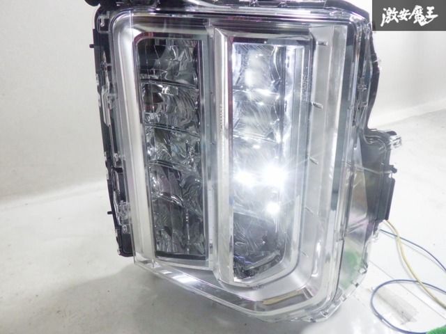 破損なし/点灯OK】三菱純正 CV1W デリカD5 後期 LED ヘッドライト