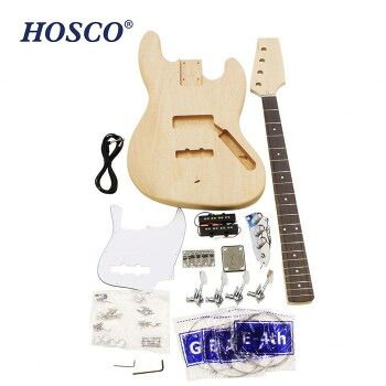 HOSCO(ホスコ) 楽器組立キット エレキベースキット JBタイプ ER-KIT-JB