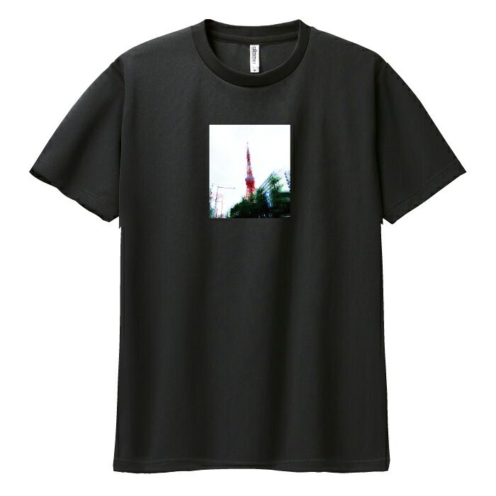 Tシャツ ドライTシャツ 速乾 UVカット メンズ ユニセックス 東京タワー