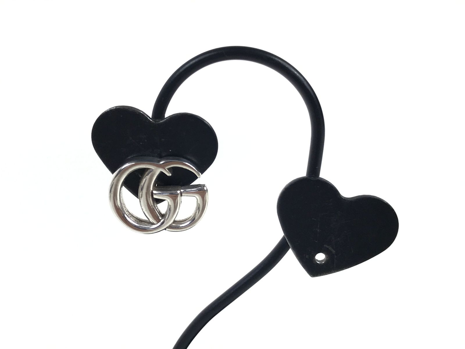 グッチ　GUCCI　GGマーモント　ダブルG　ピアス　片方のみ　縦:1cm 　シルバー925　保存袋付　送料無料