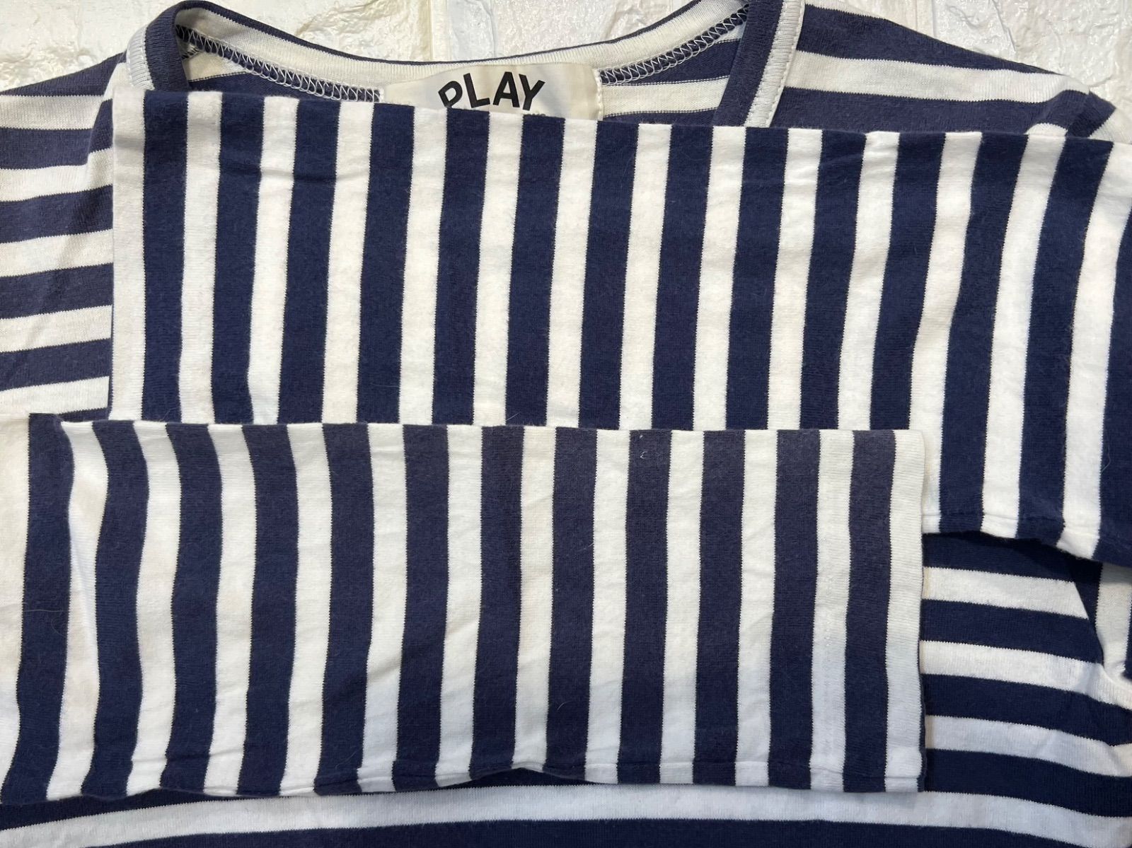 PLAY COMME des GARÇONS プレイ コムデギャルソン ボーダー柄長袖