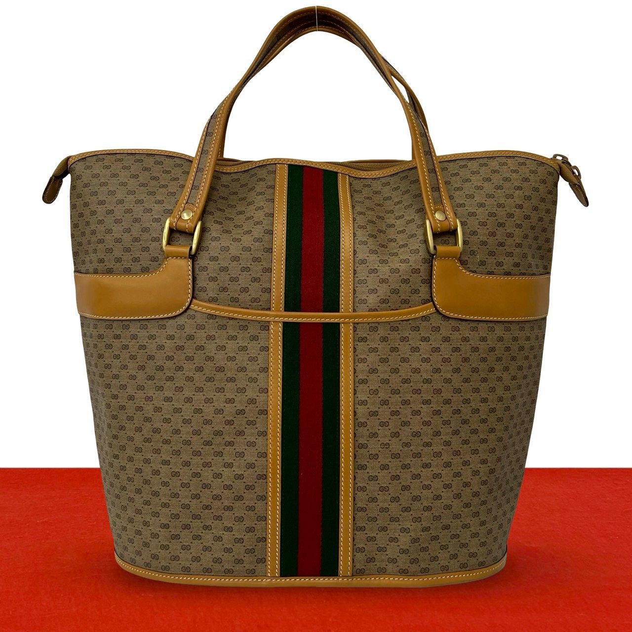 極 美品 GUCCI グッチ オールドグッチ ヴィンテージ シェリーライン 