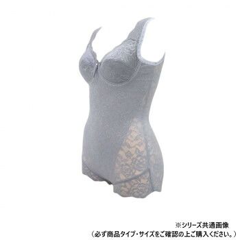 TAMURA yNuco ブルーメリアボディスーツ グラマー ブルーグレー M-YTN25G-207-M