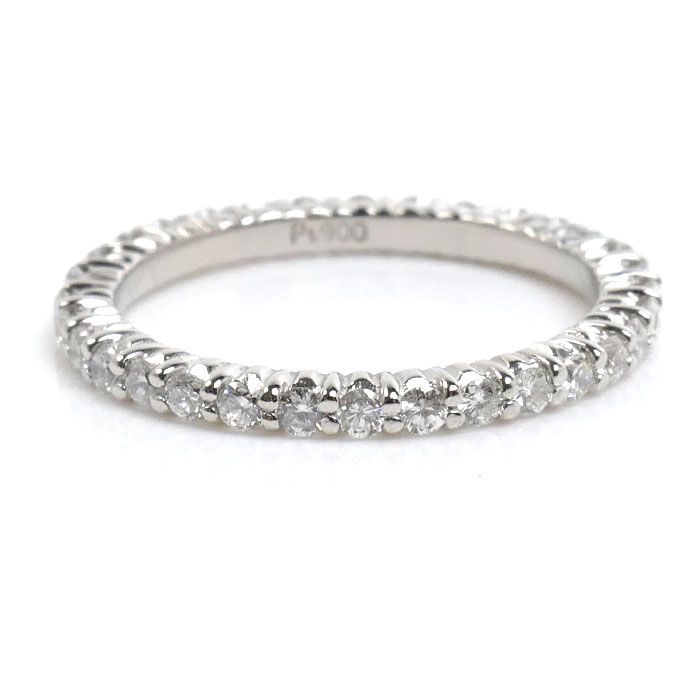 Pt900プラチナ フルエタニティ リング・指輪 ダイヤモンド0.64ct 8号