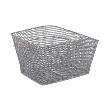 センタン工業 自転車カゴ 後ろ用固定式メッシュバスケット シルバー RB