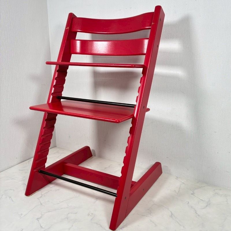 ストッケ STOKKE レッド 赤 トリップトラップ チャイルドチェア 椅子