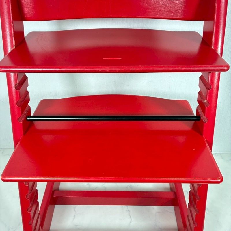 ストッケ STOKKE レッド 赤 トリップトラップ チャイルドチェア 椅子