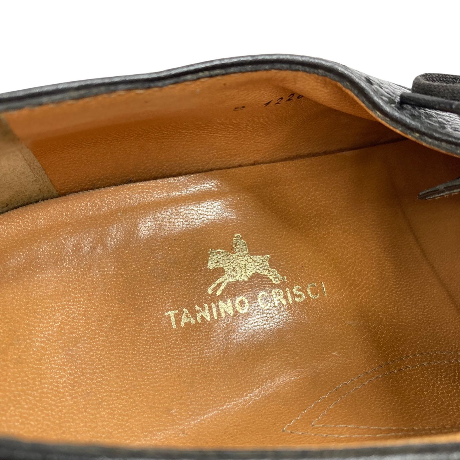 タニノクリスチー】本物 TANINO CRISCI 靴 27.5cm 黒 ビジネスシューズ 