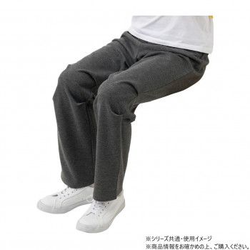 ケアファッション 座・ビューティフォー裏起毛ニットパンツ(紳士) グレー M 8220351