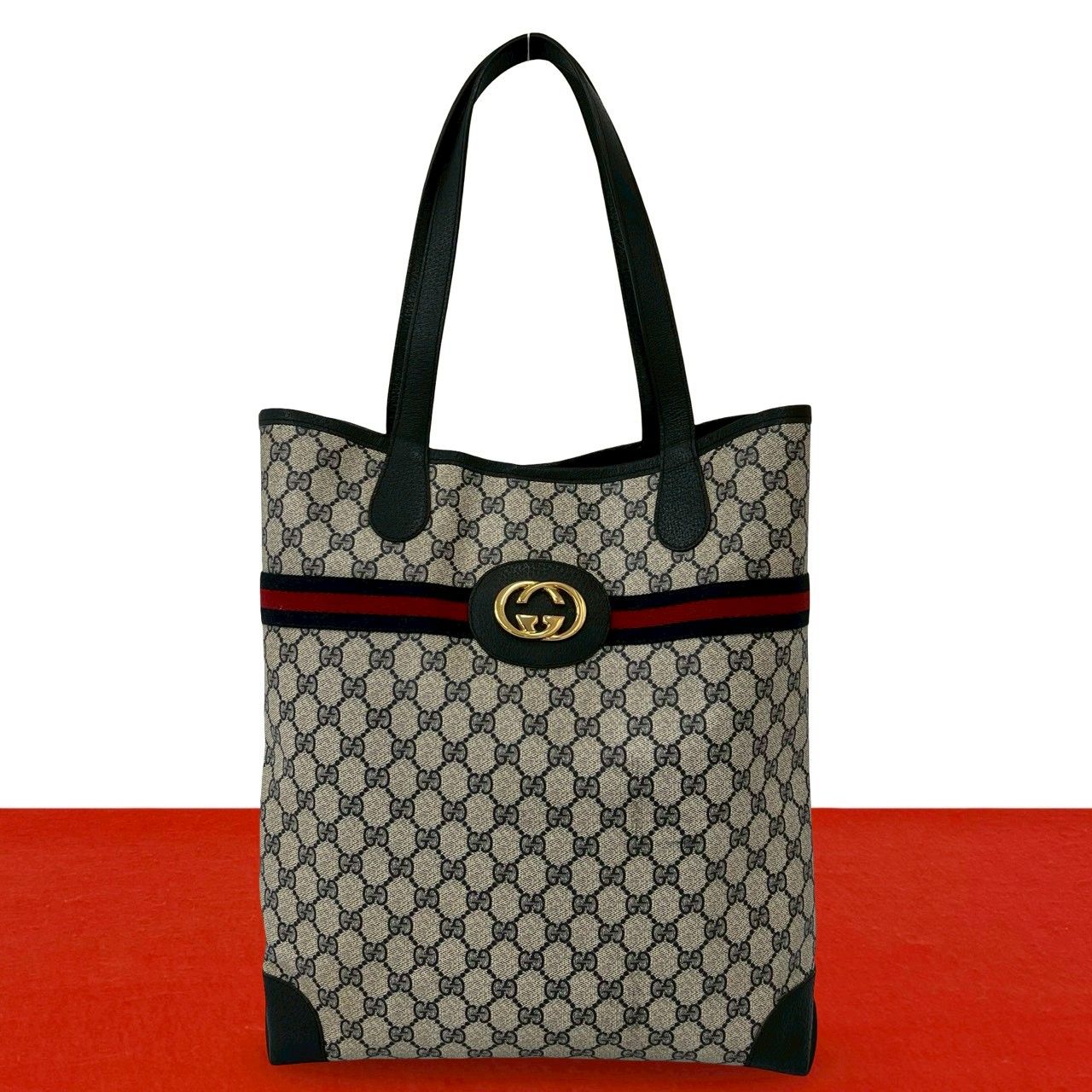 極 美品 GUCCI グッチ オールドグッチ ヴィンテージ シェリーライン GG