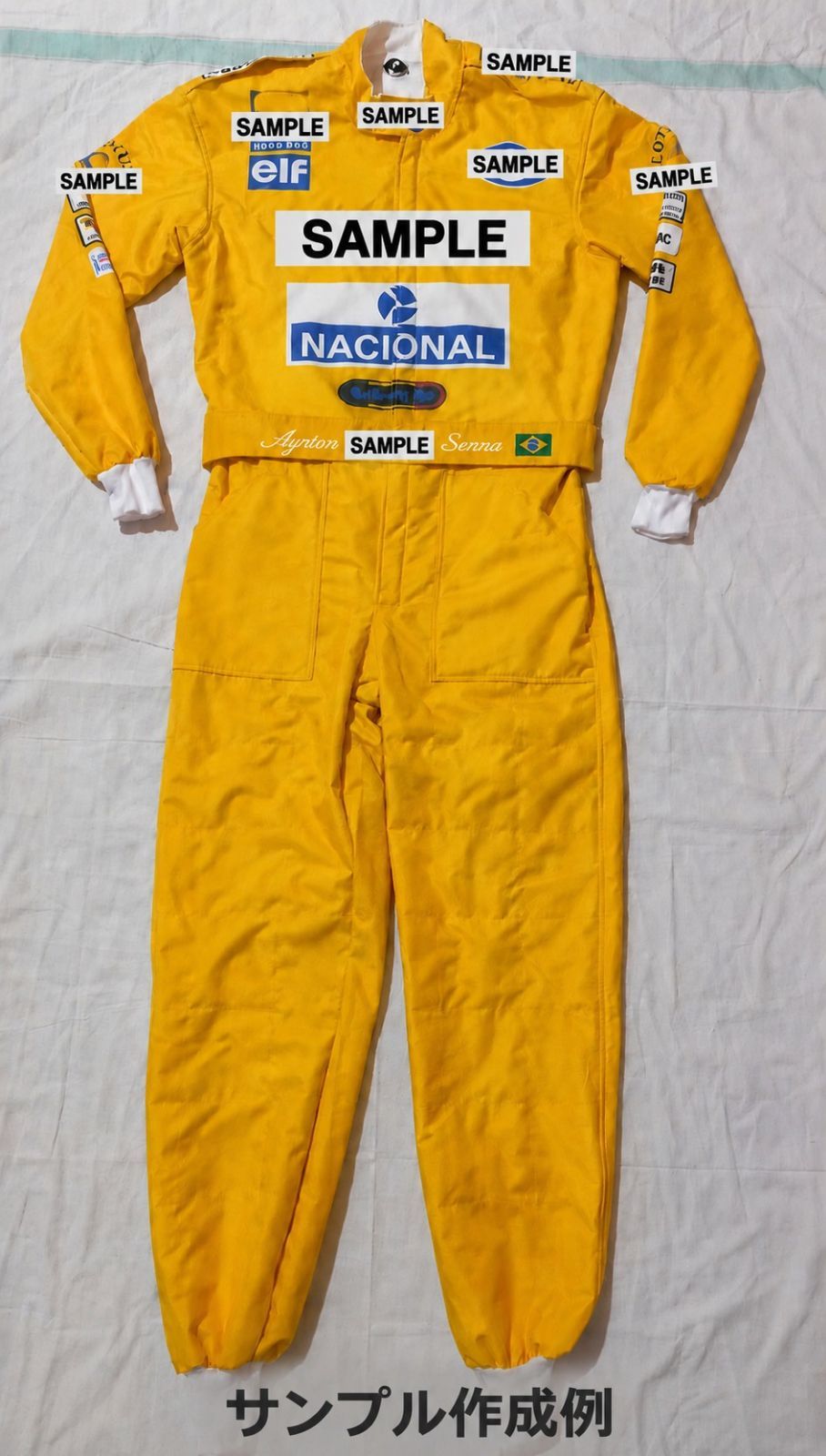 アイルトン・セナ 1993年 F1 レーシングカートスーツ レプリカ オーダーメイド ロゴ・カラー変更無料 サイズ各種 送料無料【発送到着予定日:8月30日】 29,526円
