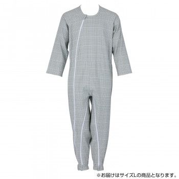 フットマーク 介護つなぎ服(前開き) L グリーン 403420 7,939円
