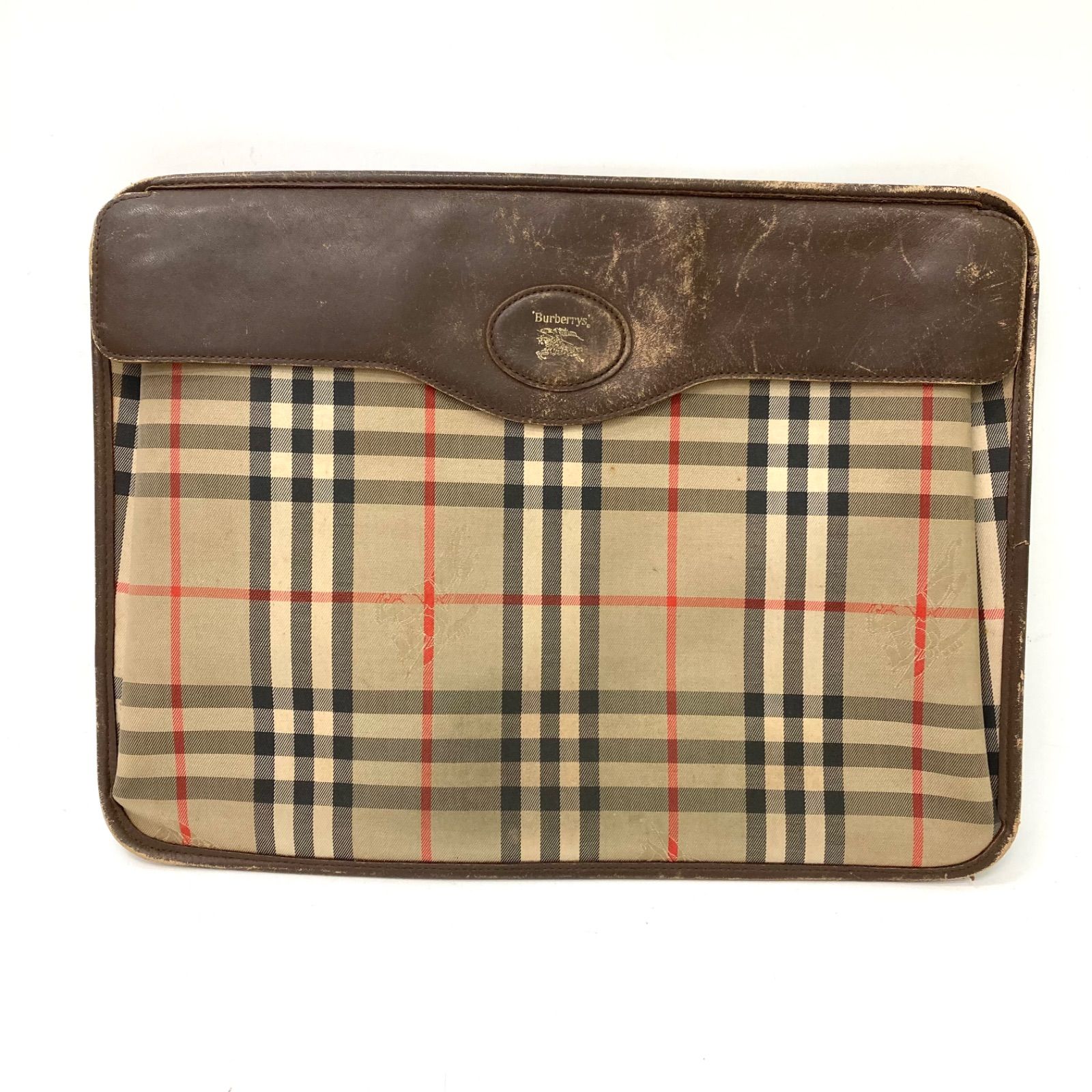 Burberry バーバリー ノバチェック クラッチバック BURBERRY ノバ