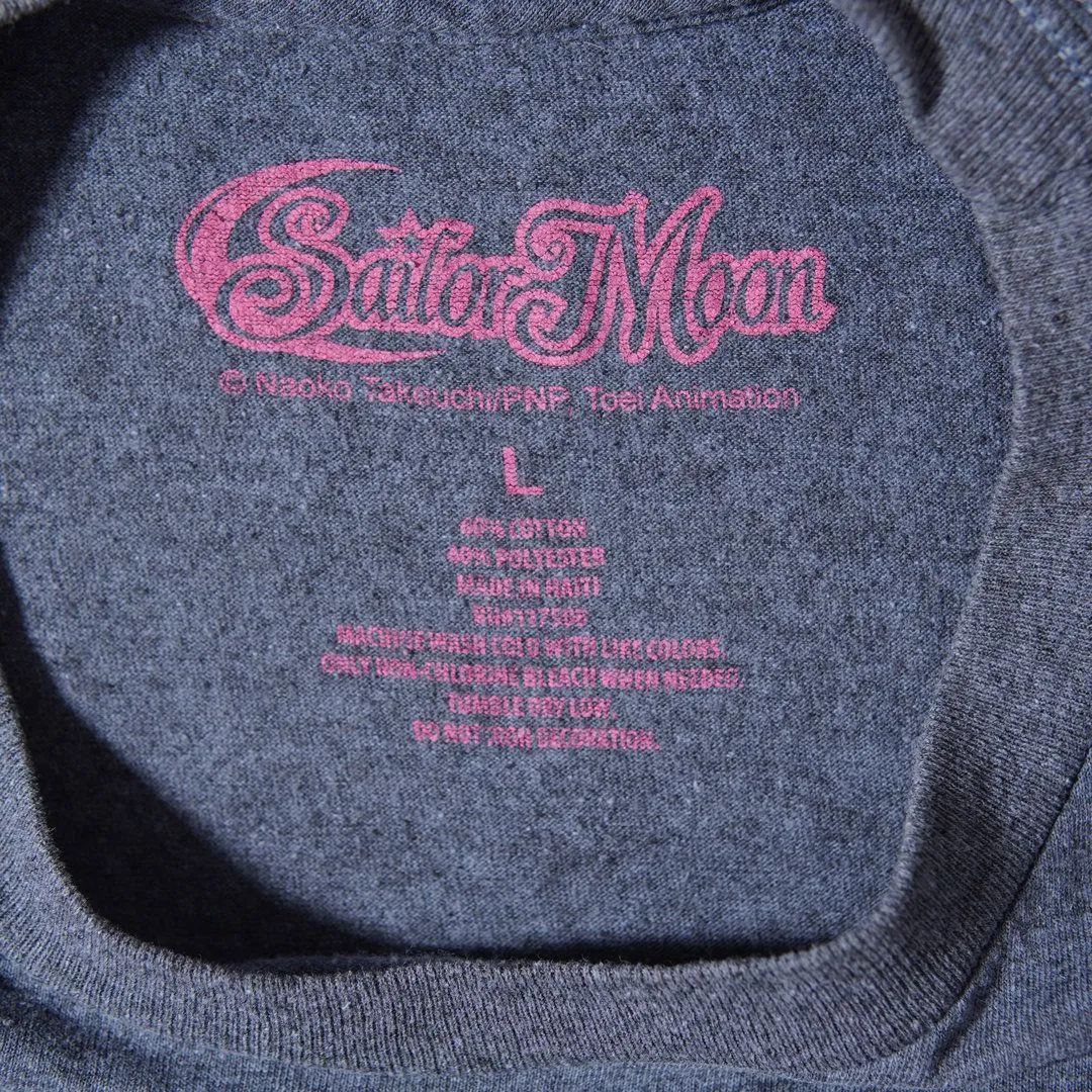 美少女戦士 セーラームーン Sailor Moon Tシャツ L ネイビー ユニ