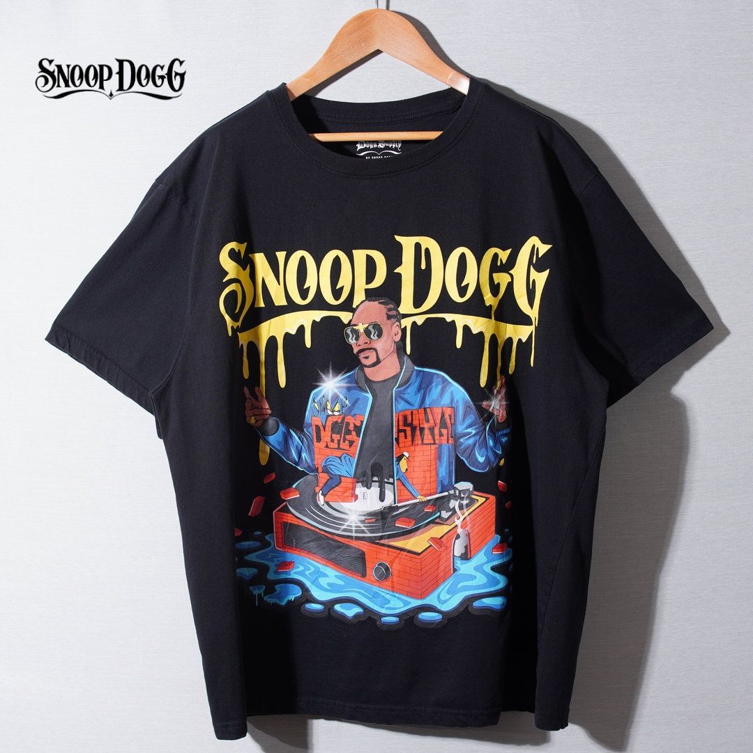 スヌープドッグ Snoop Dogg Tシャツ XL ブラック ラップT バンT ヒップ