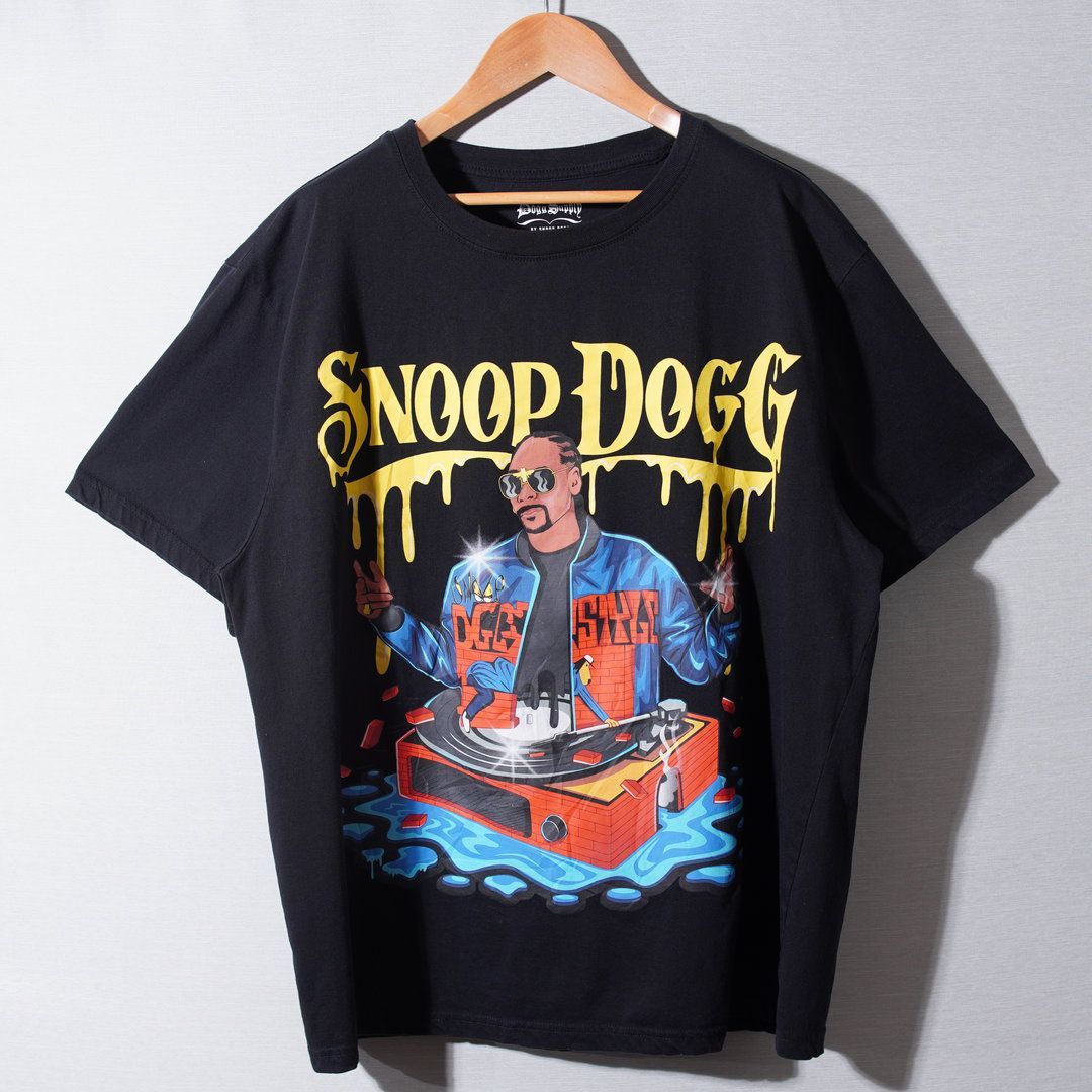 スヌープドッグ Snoop Dogg Tシャツ XL ブラック ラップT バンT ヒップ