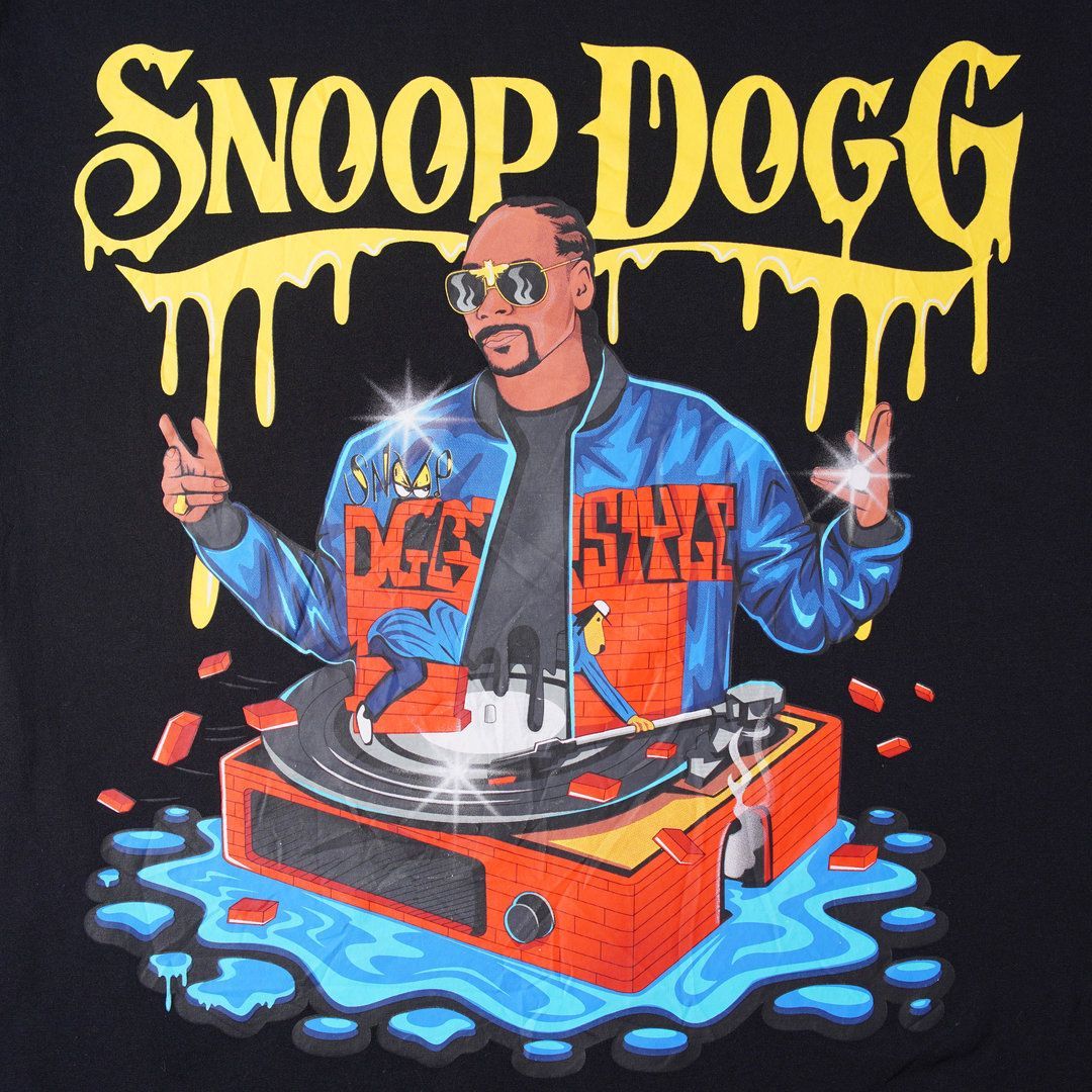 スヌープドッグ Snoop Dogg Tシャツ XL ブラック ラップT バンT ヒップ