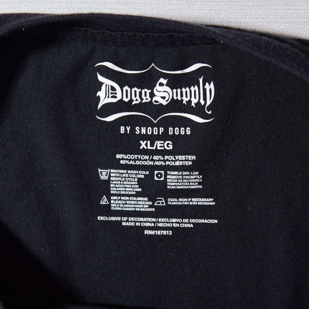 スヌープドッグ Snoop Dogg Tシャツ XL ブラック ラップT バンT ヒップ