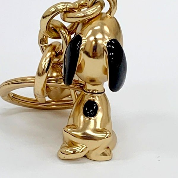 COACH PEANUTS スヌーピー キーホルダー チャーム ゴールド New COACH