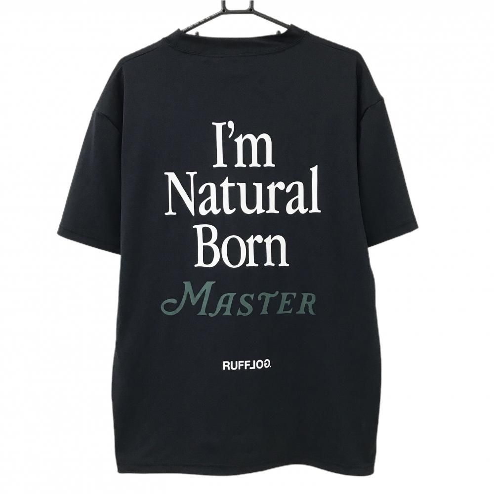 超美品】ラフロッグ Tシャツ ダークネイビー モックネック 裾ドロー