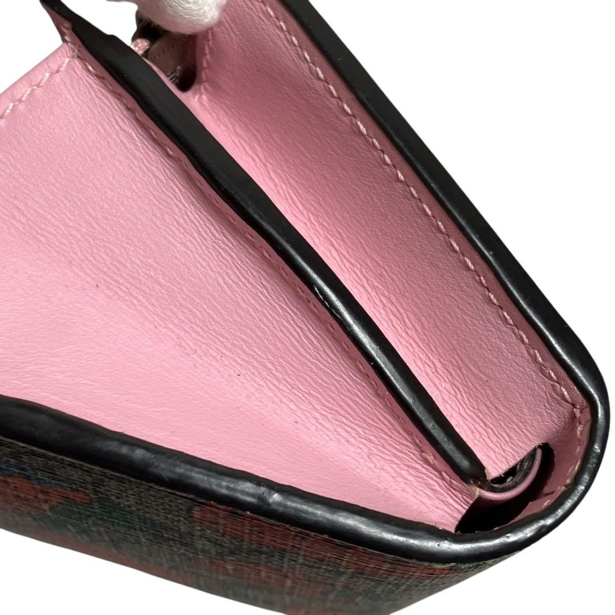 グッチ GUCCI ストロベリー GGスプリーム 二つ折り財布 レザー 598778