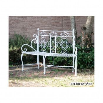 大同クラフト ガーデンインテリア カーブベンチ/ホワイト ABCB17-01W 20,628円