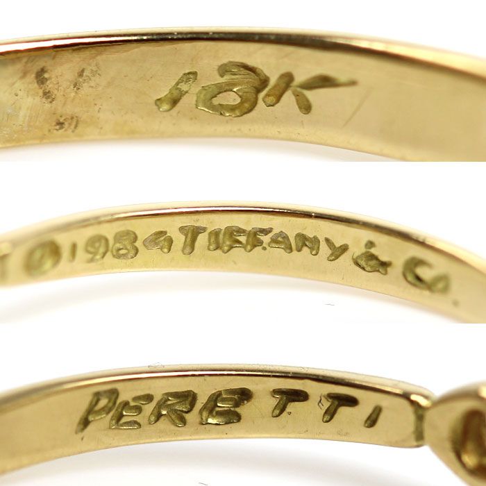 TIFFANY&Co. ティファニー K18YG イエローゴールド オープンハート