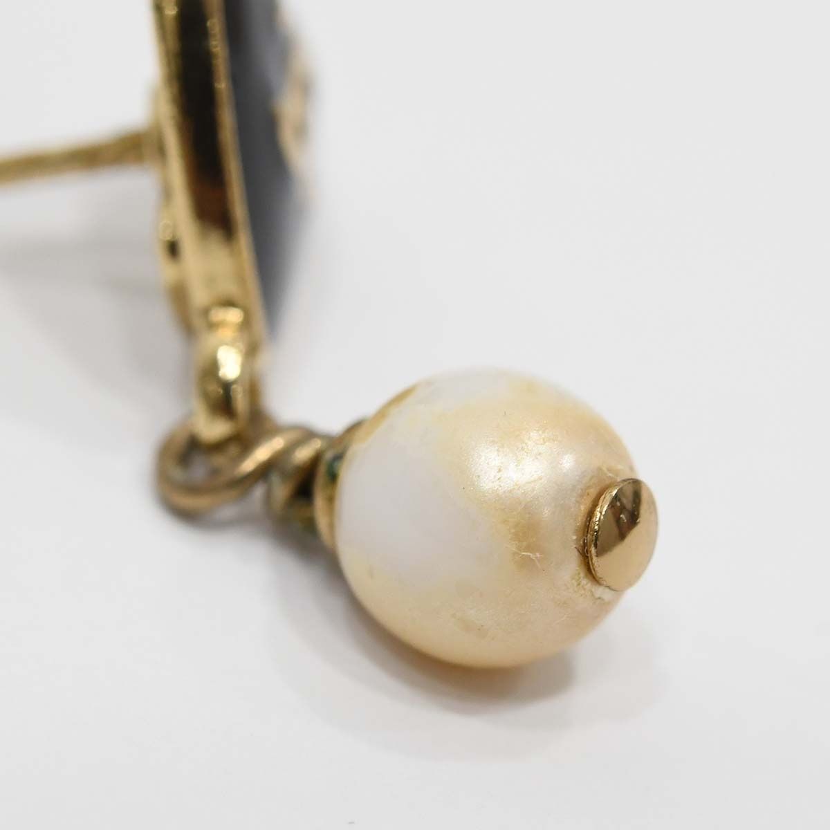 CHANEL シャネル ピアス ハート ココマーク フェイクパール 04A
