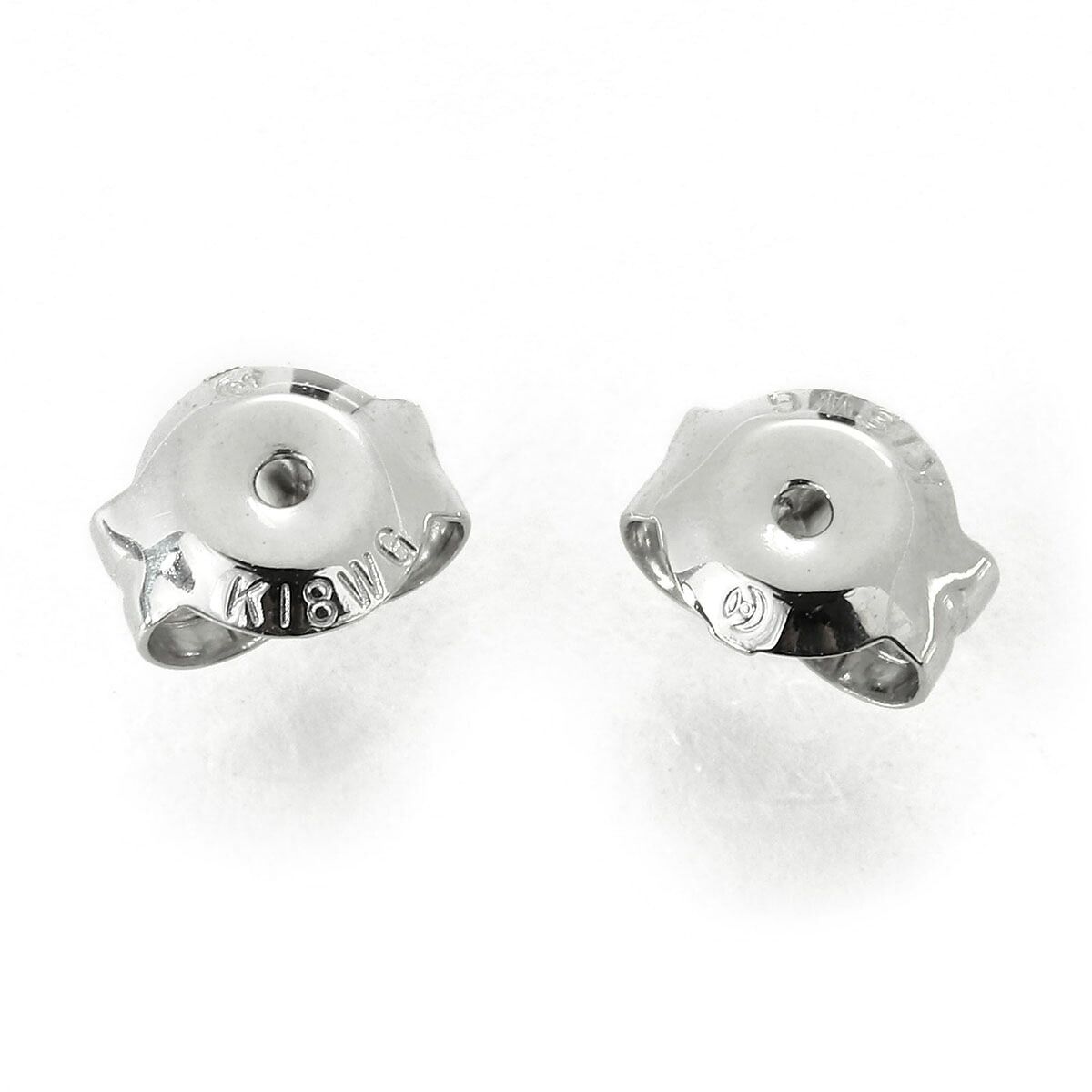 新品仕上済】 TASAKI ダイヤモンド ホワイトゴールド K18WG ピアス