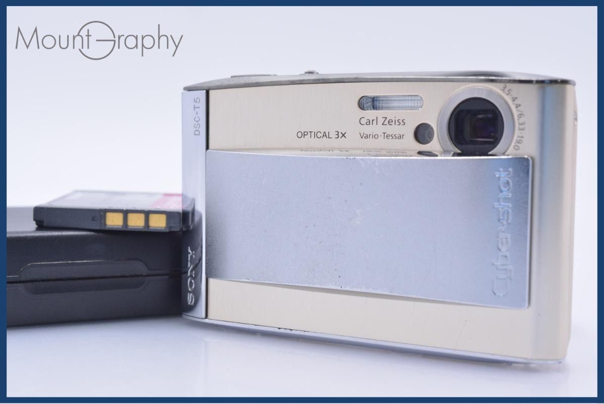 [Operation Guarantee] Sony SONY Cyber-shot DSC-T5 3X Battery and Charger Included Free #ks793