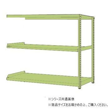 サカエ RKラック 3段タイプ 1500×600×1500mm グリーン RKN-5653R