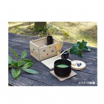 茶道具 お点前セット 遊茶箱 白木地(ナチュラル)・松竹梅
