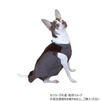 遠赤技研 ペットも温活テラペットケア・ぬくぬくウエア 袖なし Mサイズ ブラウン