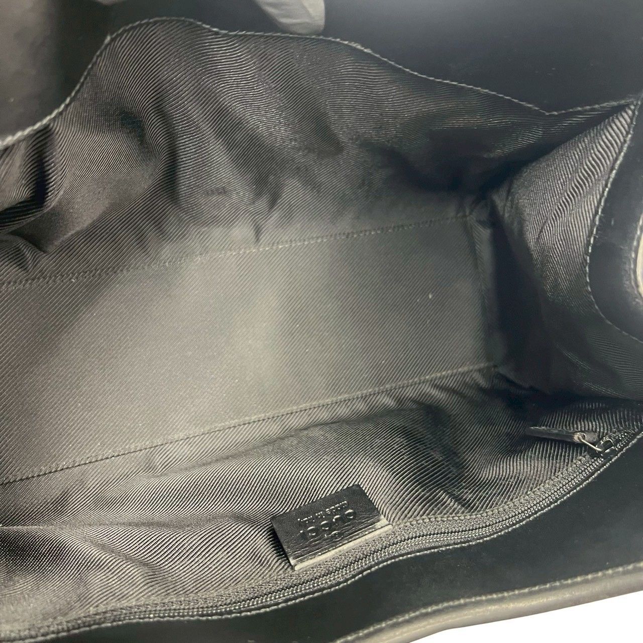 極 美品 GUCCI グッチ ジャッキー ロゴ 金具 GG 柄 キャンバス レザー