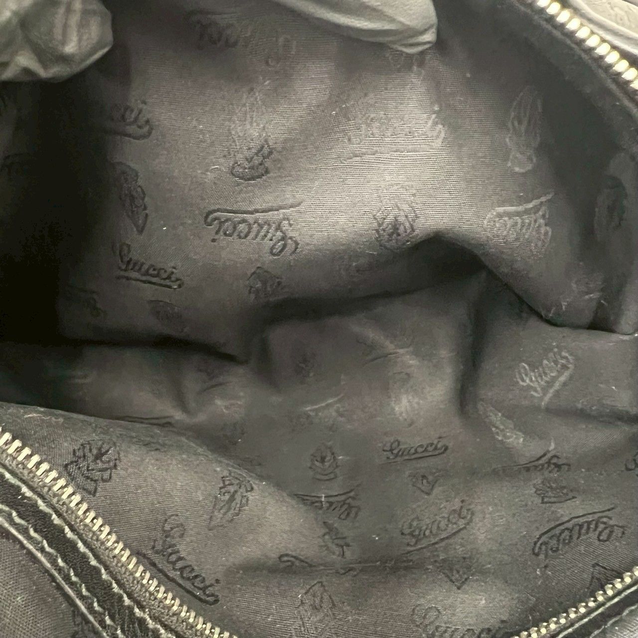 極 美品 GUCCI グッチ シマ GG ロゴ 金具 刻印 レザー 本革 トート