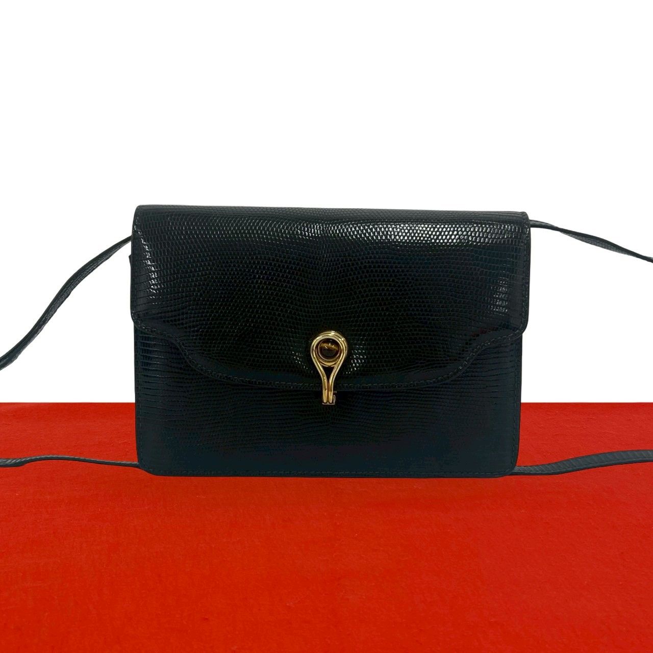 極 美品 GUCCI グッチ オールドグッチ ヴィンテージ タイガーアイ 