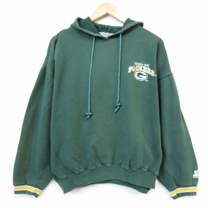 XL/古着 スターター 長袖 スウェット パーカー メンズ 90年代 90s NFL