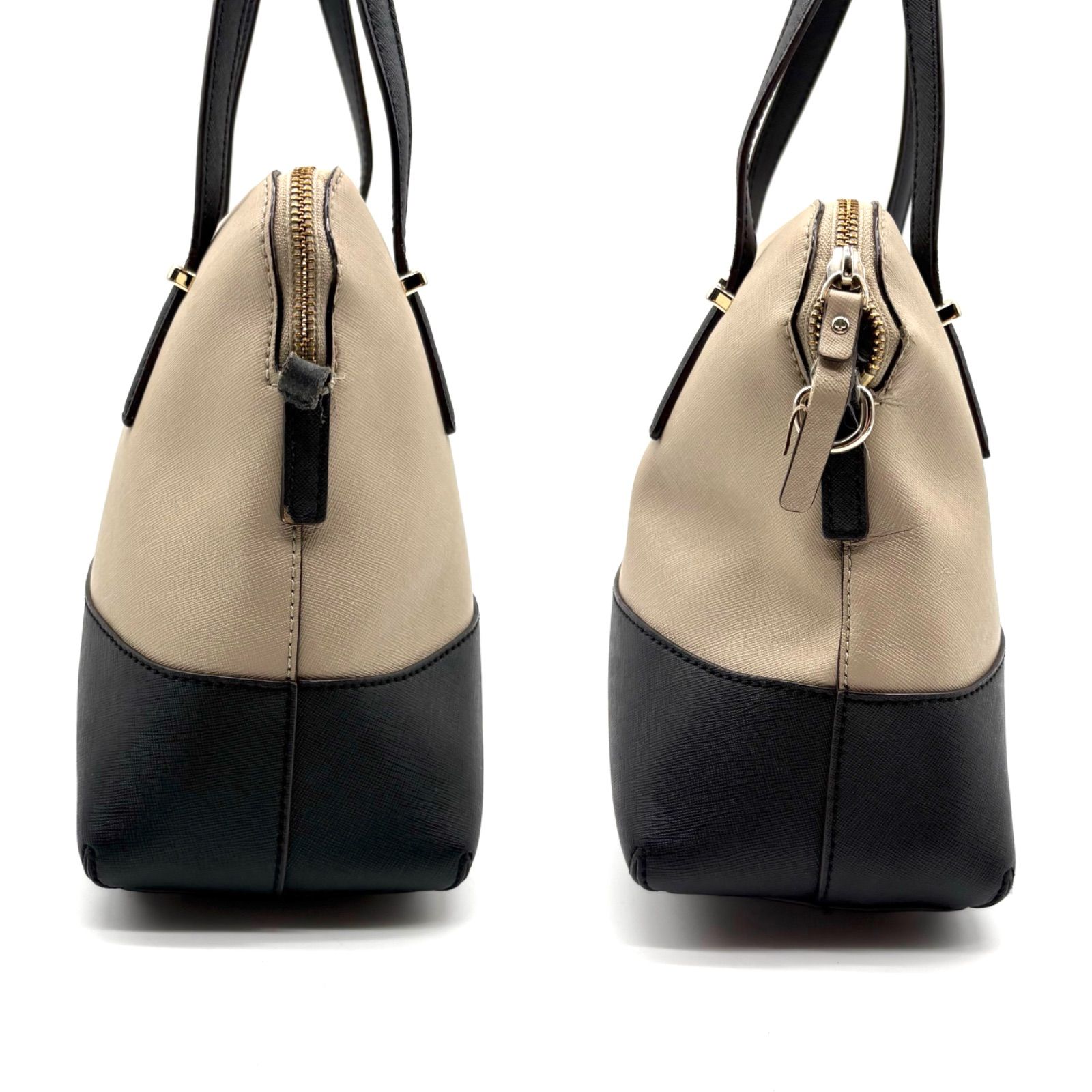 Kate Spade Cedar Street Maise 2way Bag Bi-color Beige Black ケイト 