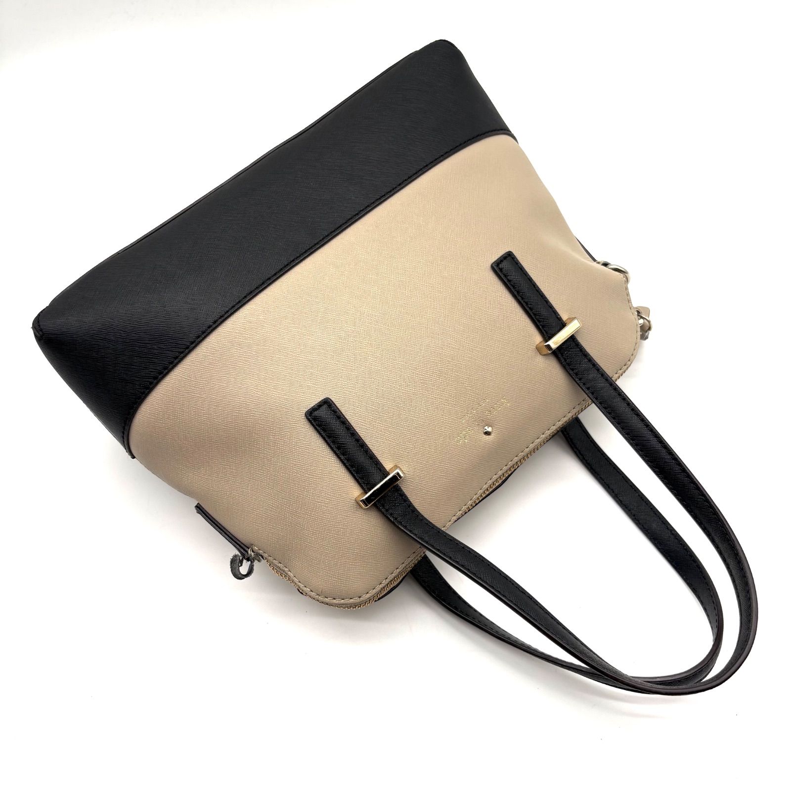 Kate Spade Cedar Street Maise 2way Bag Bi-color Beige Black ケイト 