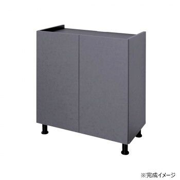 日本製組立家具 リビング収納 キャビネット CO-MD-8570T グレー