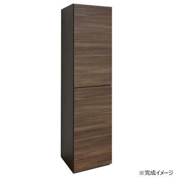 日本製組立家具 縦型収納キャビネット CO-WS-1845T DBxBR