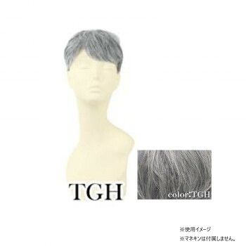 プリシラ 男性用5分ウィッグ レイヤーショート 耐熱 グレイヘア GB-22-TGH