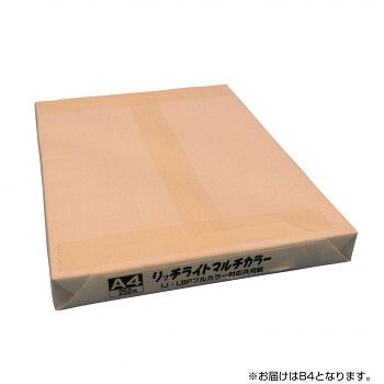 オストリッチダイヤ リッチライト マルチカラー B4 250枚/冊 6冊入1箱 MC-06